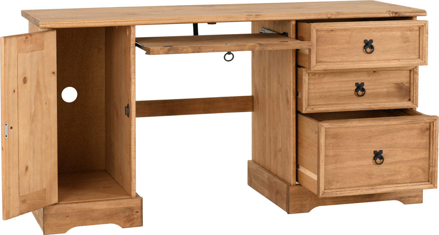 Corona Pine Computer Desk