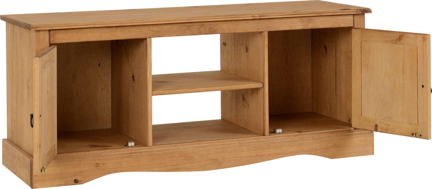 Corona Pine 2 Door 1 Shelf Flat Screen TV Unit