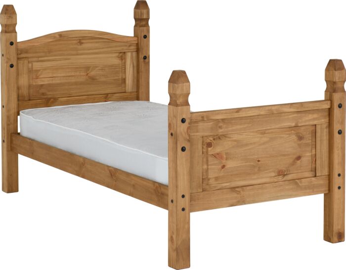 Corona Pine 3ft Single Bed - High End
