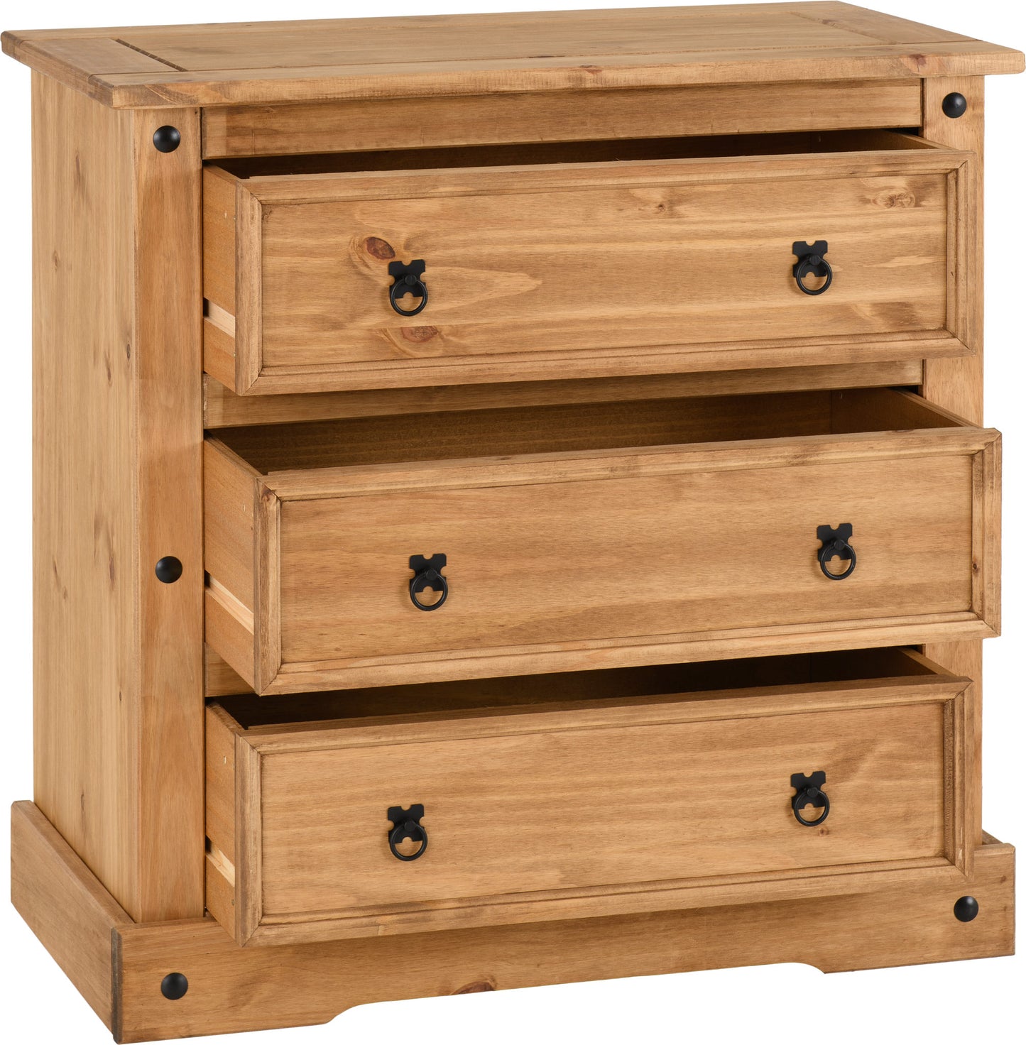 Corona Pine 3 Drawer Chest