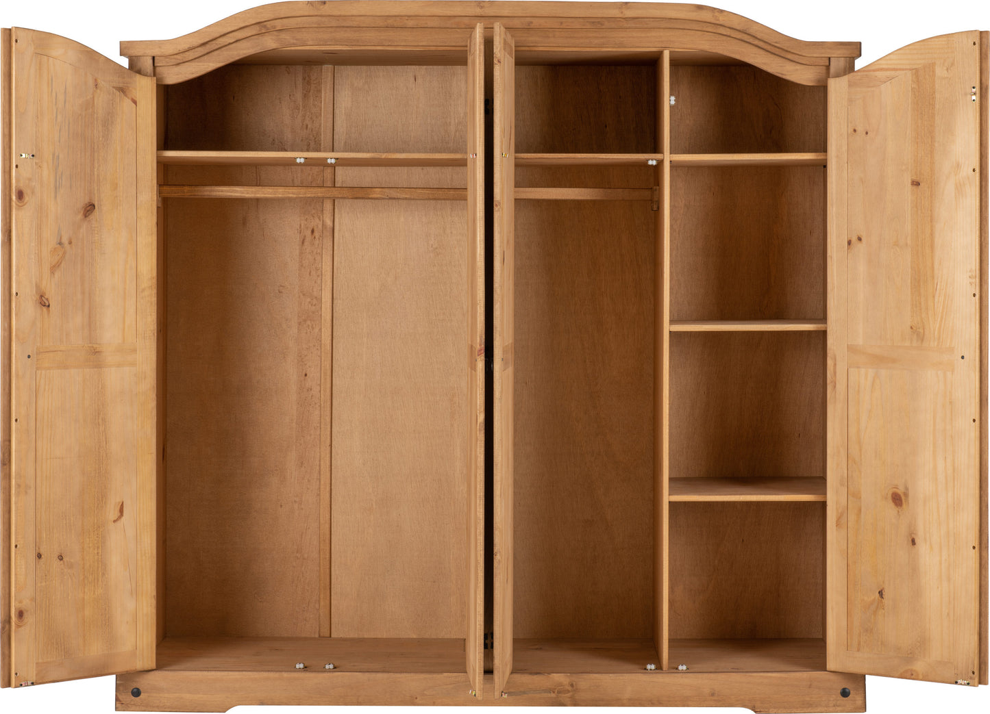 Corona Pine 4 Door Wardrobe