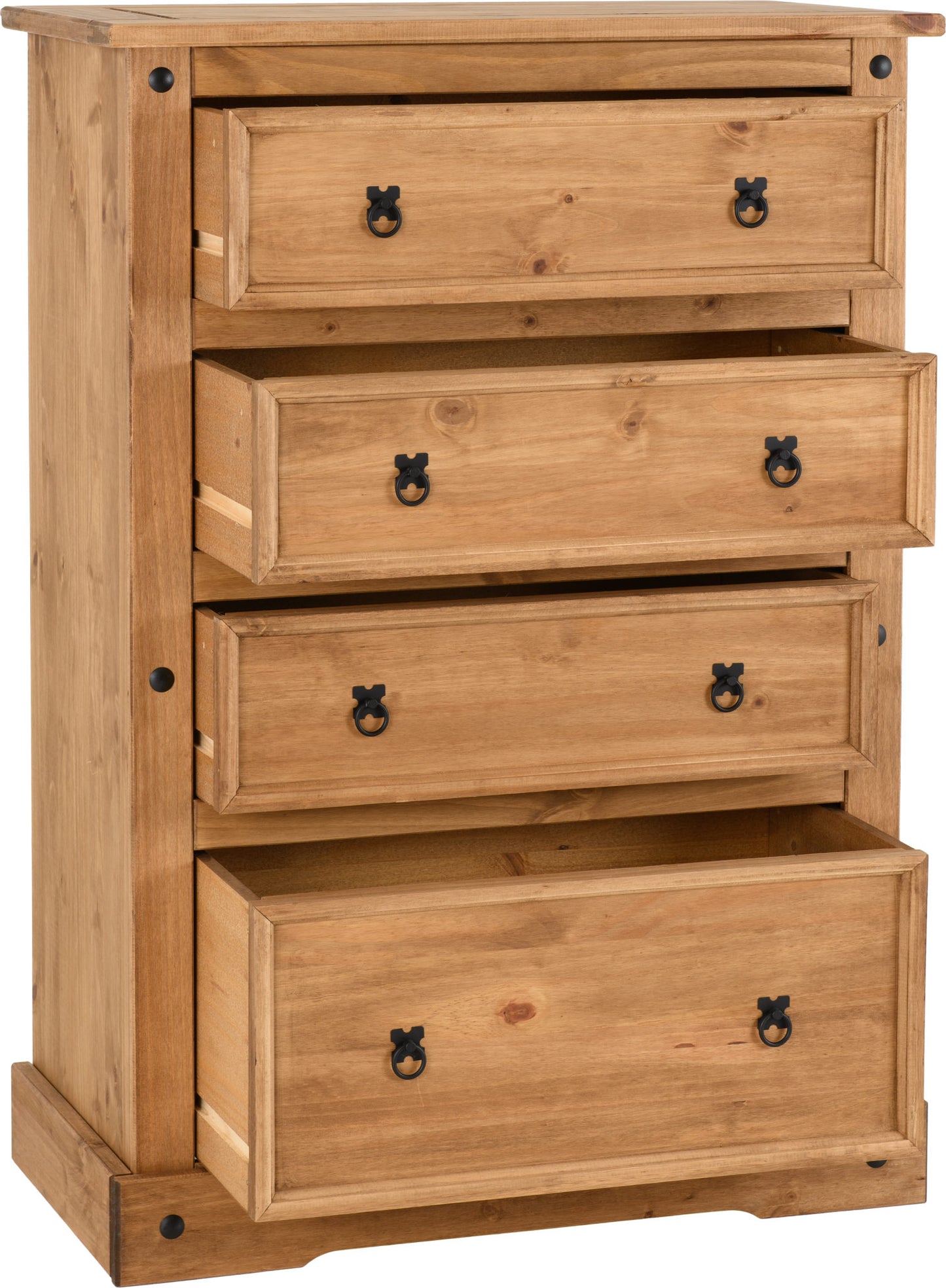 Corona Pine 4 Drawer Chest
