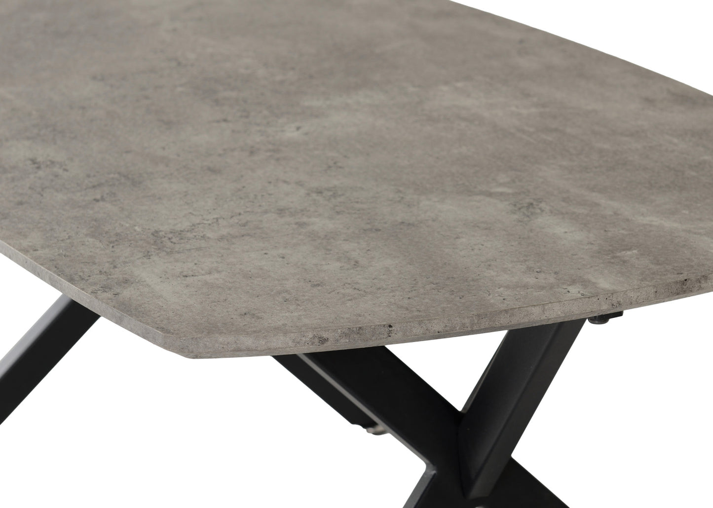ATH Oval Concrete Effect Coffee Table