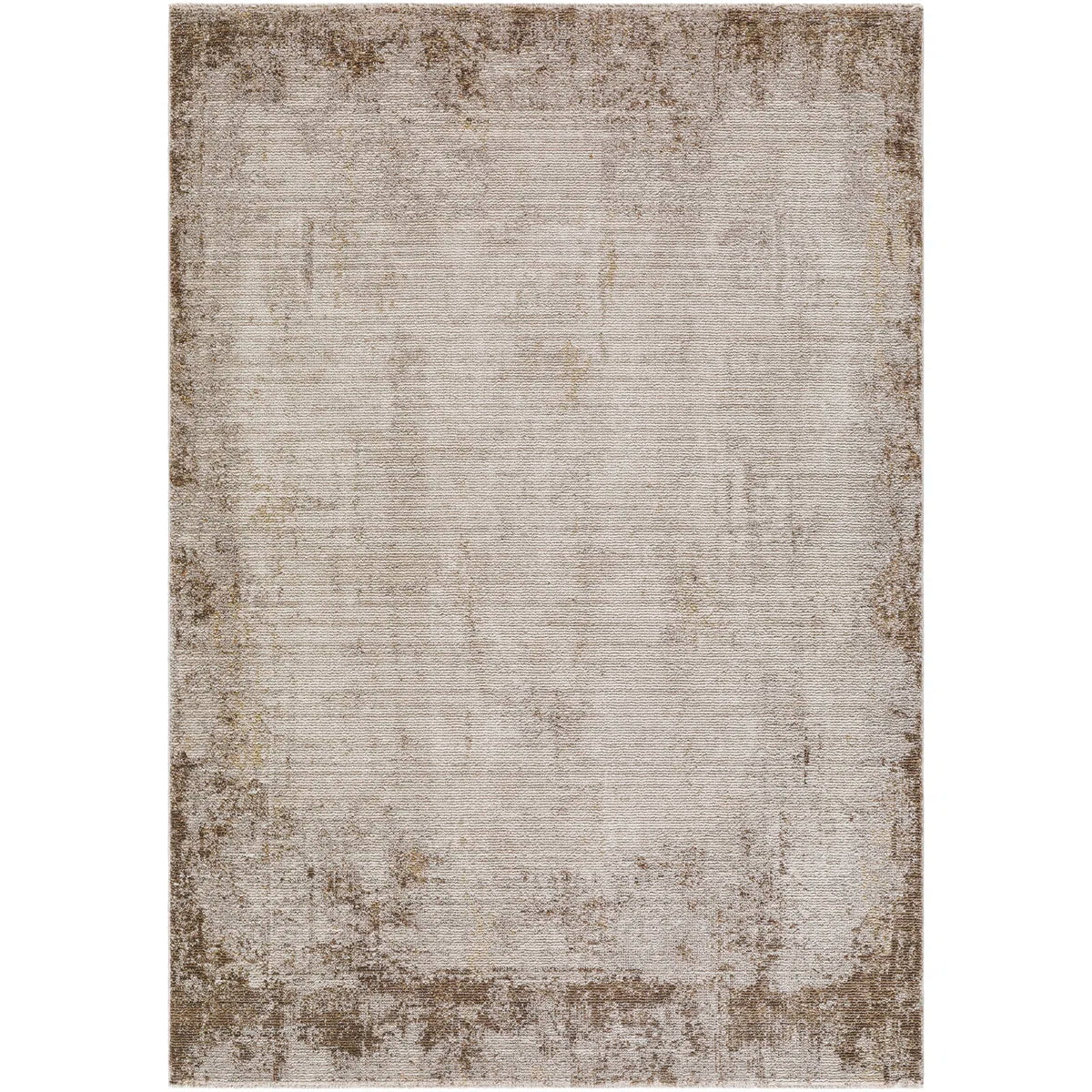 Galaxy Brown Abstract Marble Rug