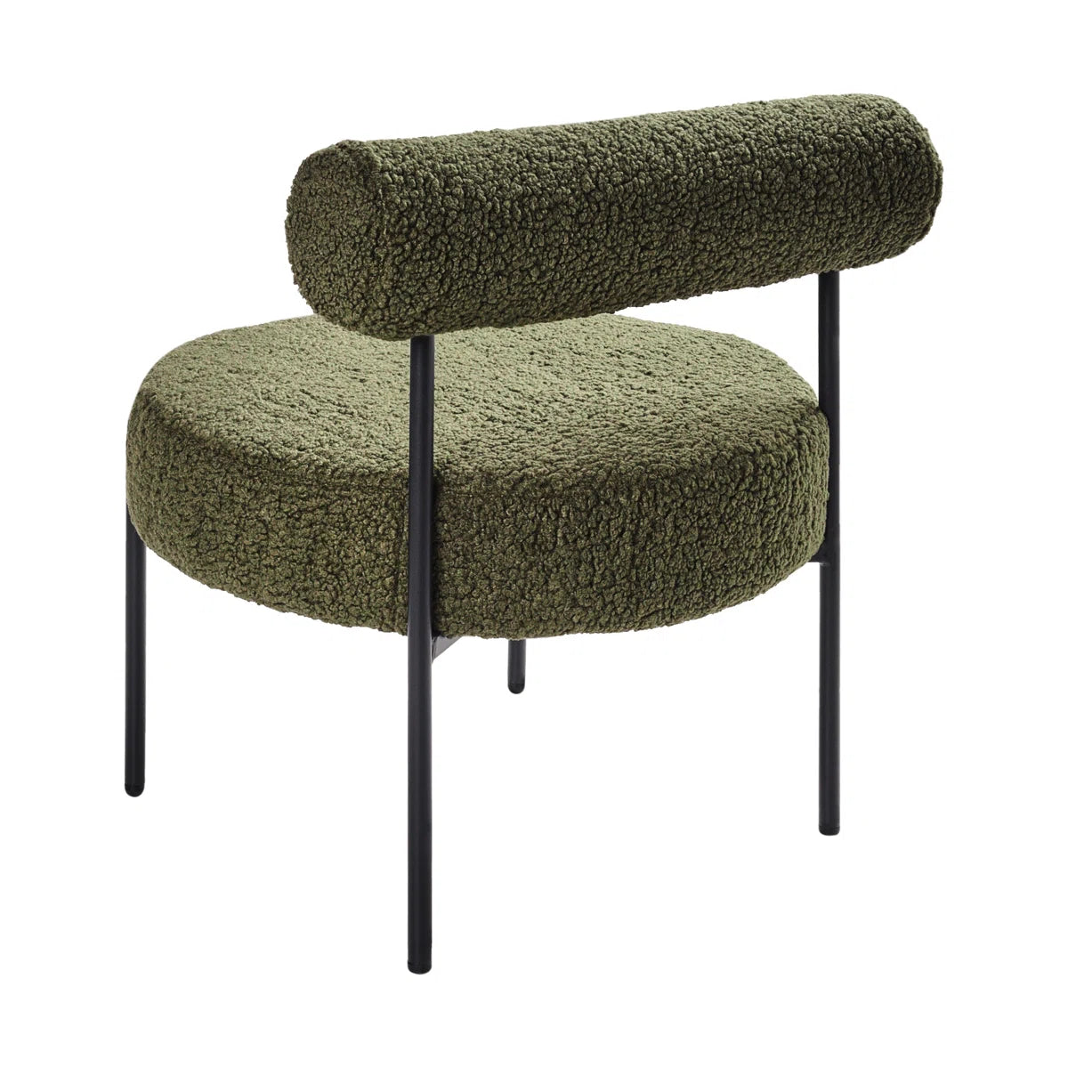 Beta Green Boucle Side Chair