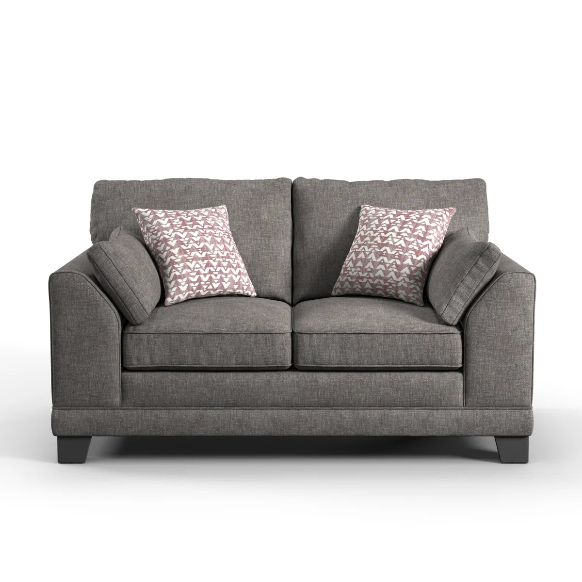Atlas 2 Seat Grey Upholstered Sofa