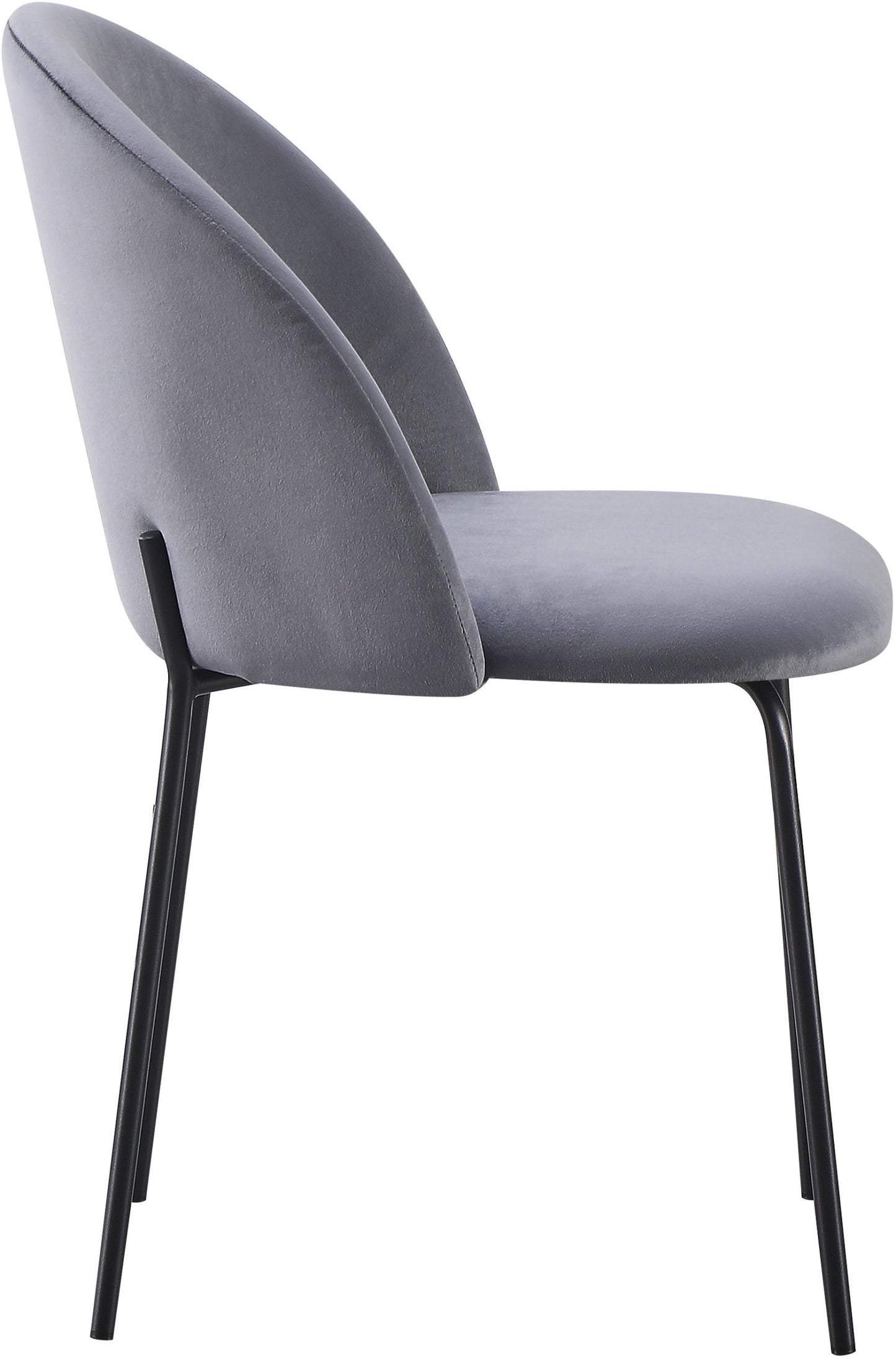 BST Set of Four Velvet Dining Chairs