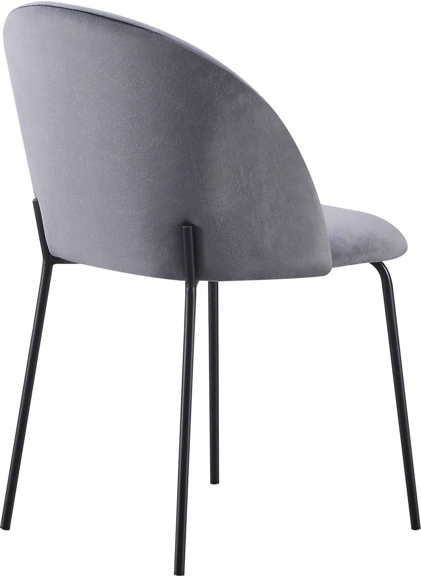 BST Set of Four Velvet Dining Chairs