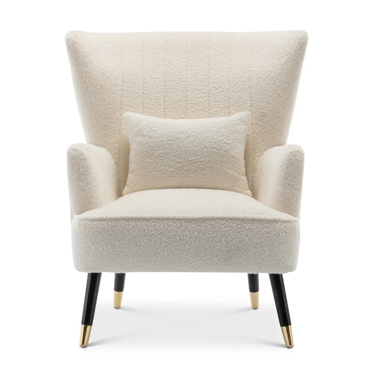 White Teddy Boucle Armchair