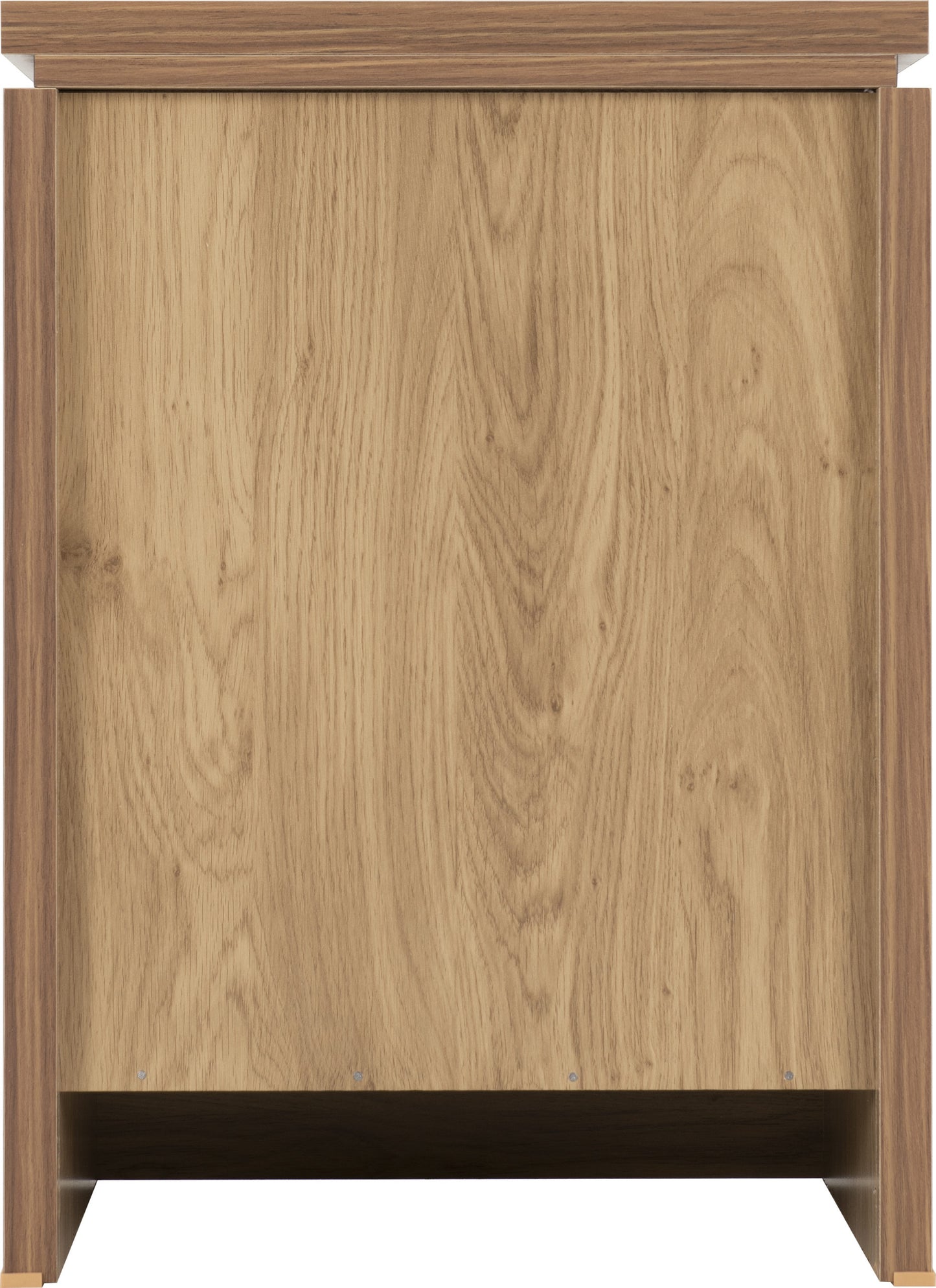 CHLS Oak Effect 3 Drawer Bedside Chest