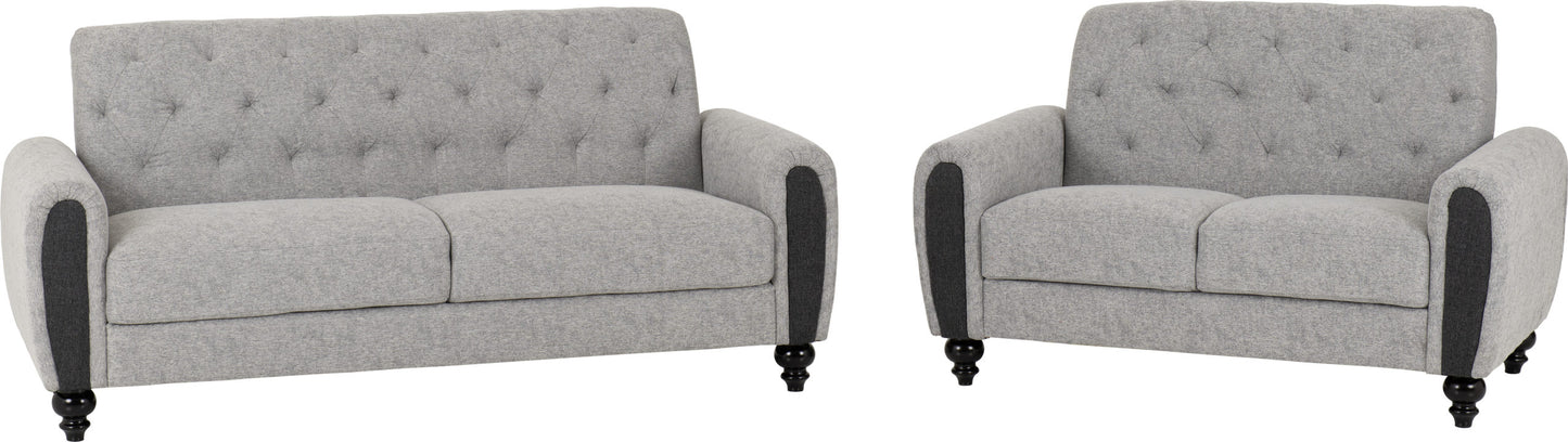 CST 3+2 Grey Sofa Set