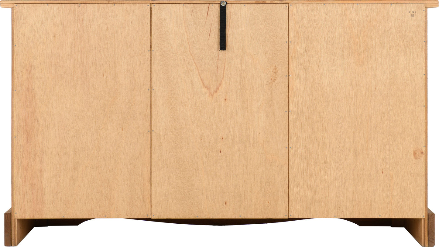 Corona Pine 3 Door 3 Drawer Sideboard