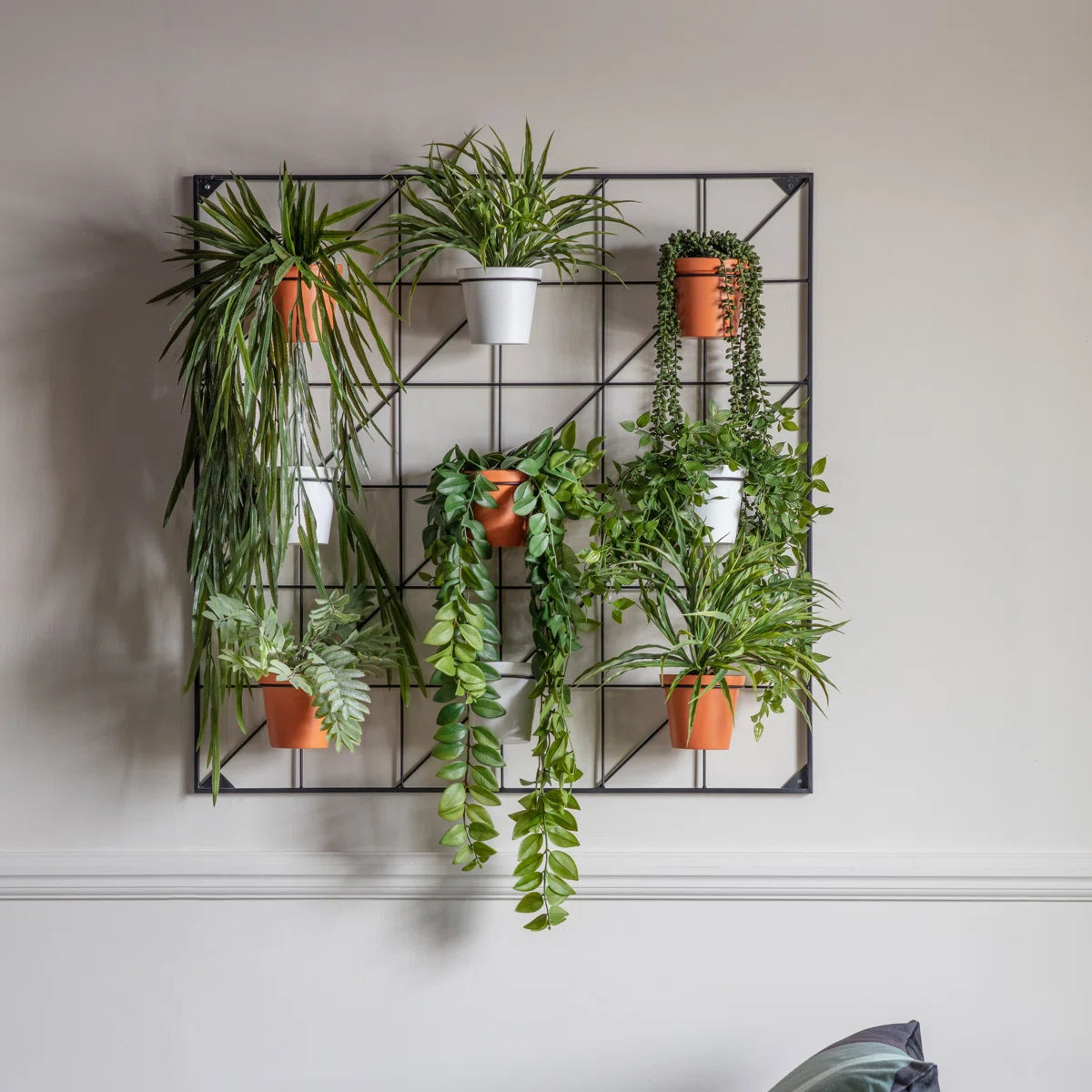 Carly 9 Pot Wall Planter