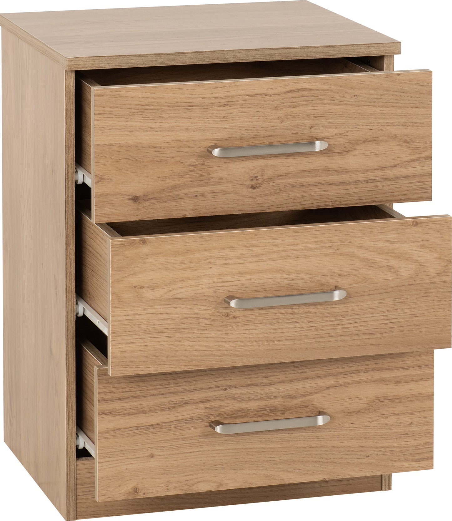DAK 3 Drawer Bedside