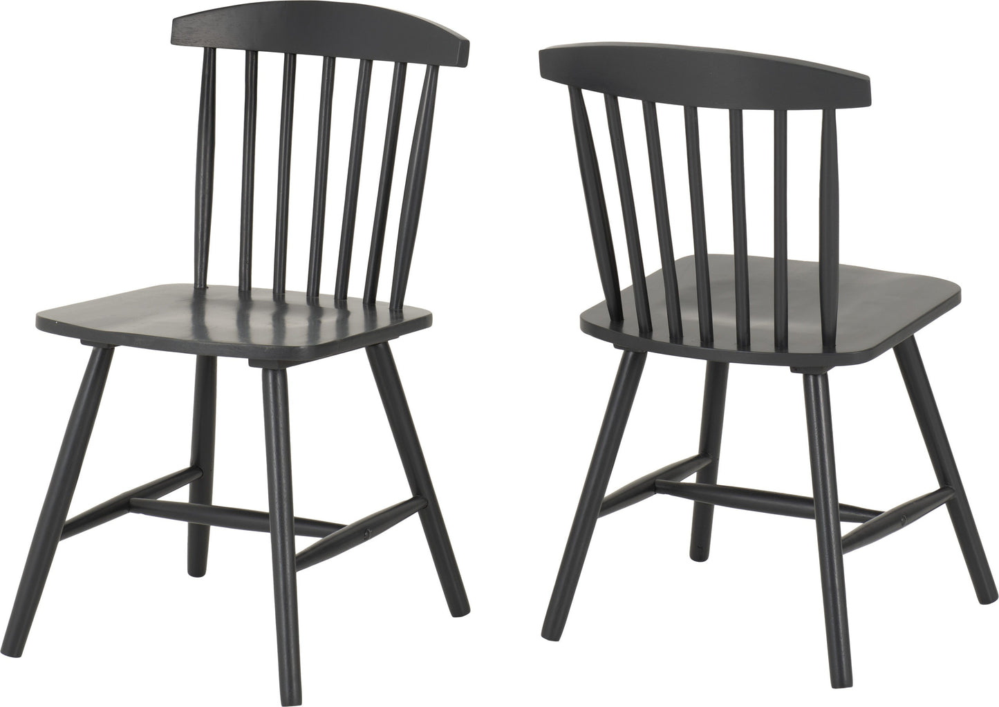 EME Pair of Wood Dining Chairs