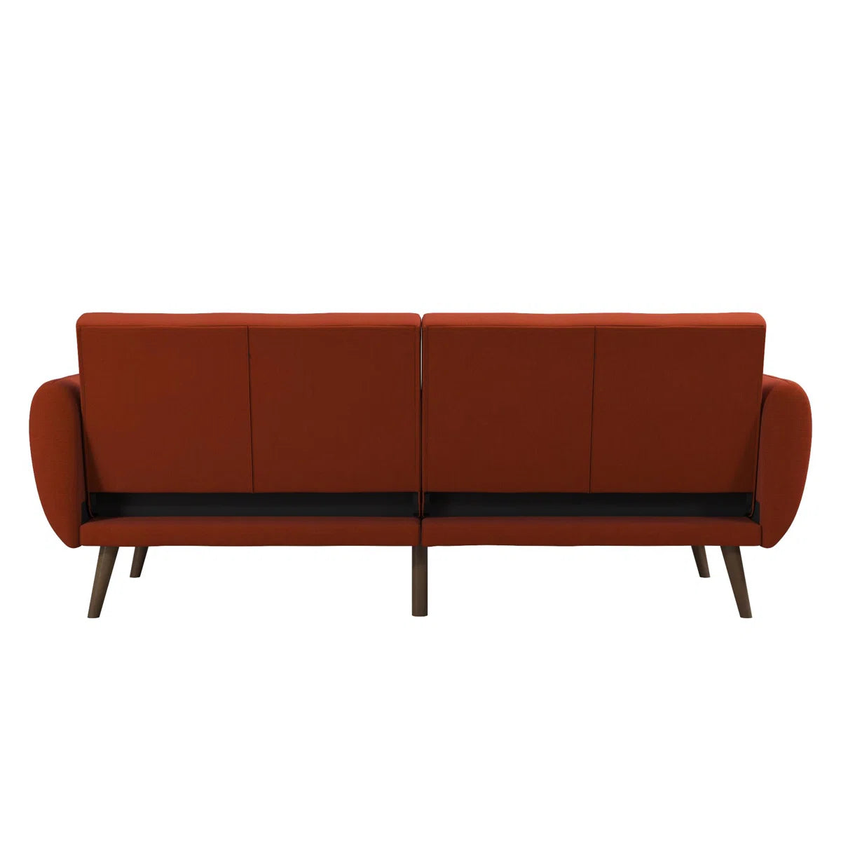 Grange 3 Seater Orange Linen Clic Clac Sofa
