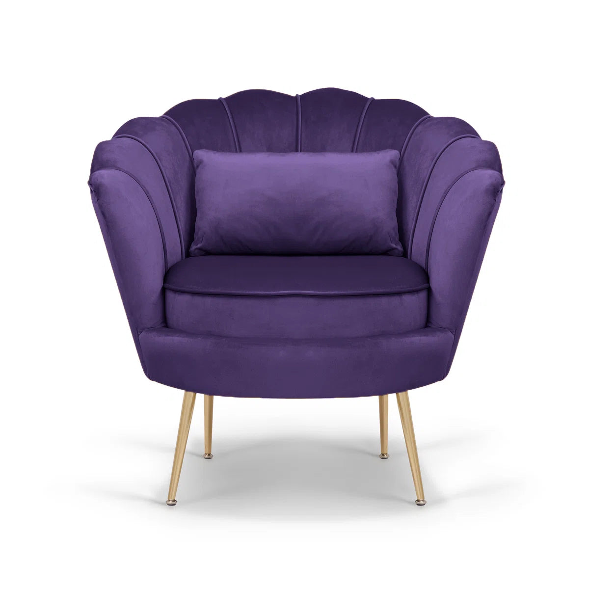 Gladys Purple Velvet Cocktail Chair
