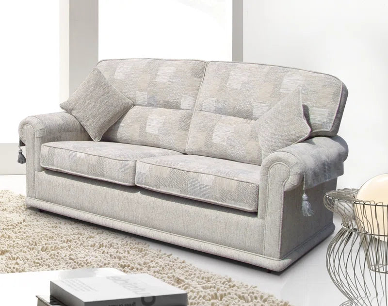 Gretal 2 Seat Grey Upholstered Sofa