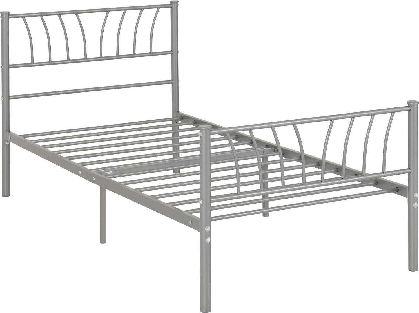 HLW 3ft Single Metal Bed