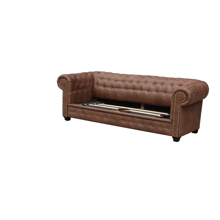 Harvard 3 Seater Chesterfield Fold Out Sofa Bed