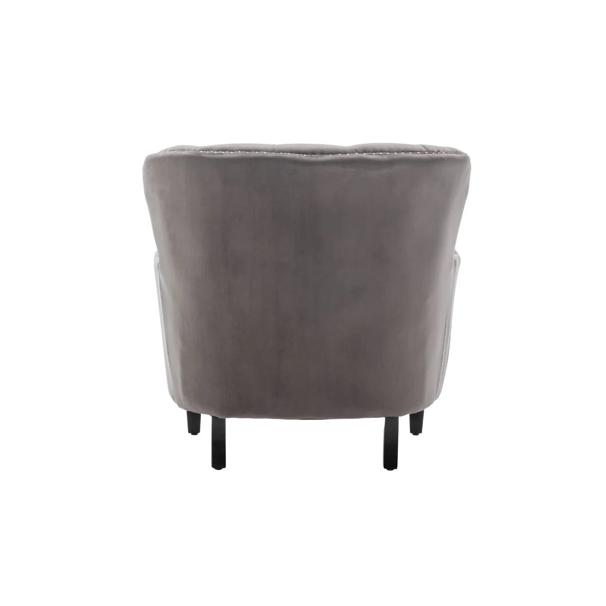 Armitage Grey Velvet Armchair