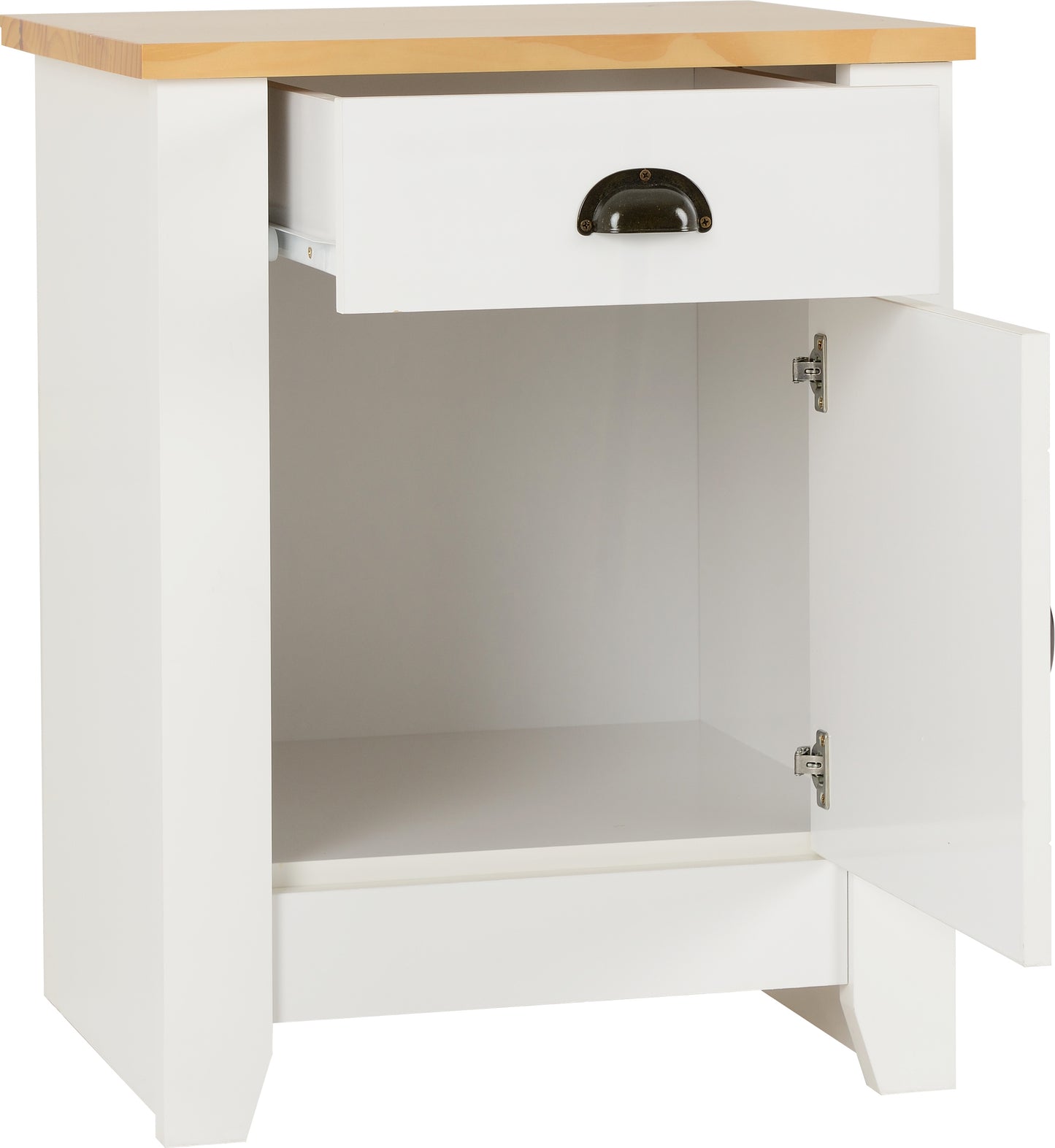 LDLW 1 Drawer 1 Door Bedside Cabinet