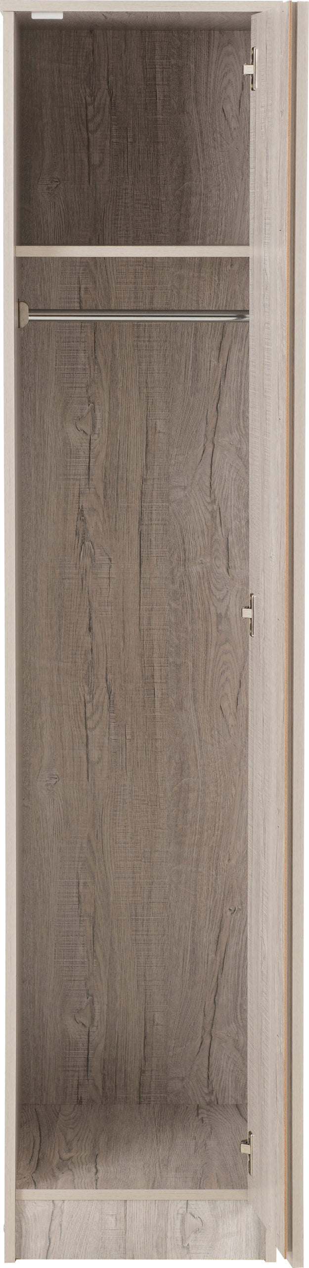 MLV 1 Door Wardrobe - Urban Snow