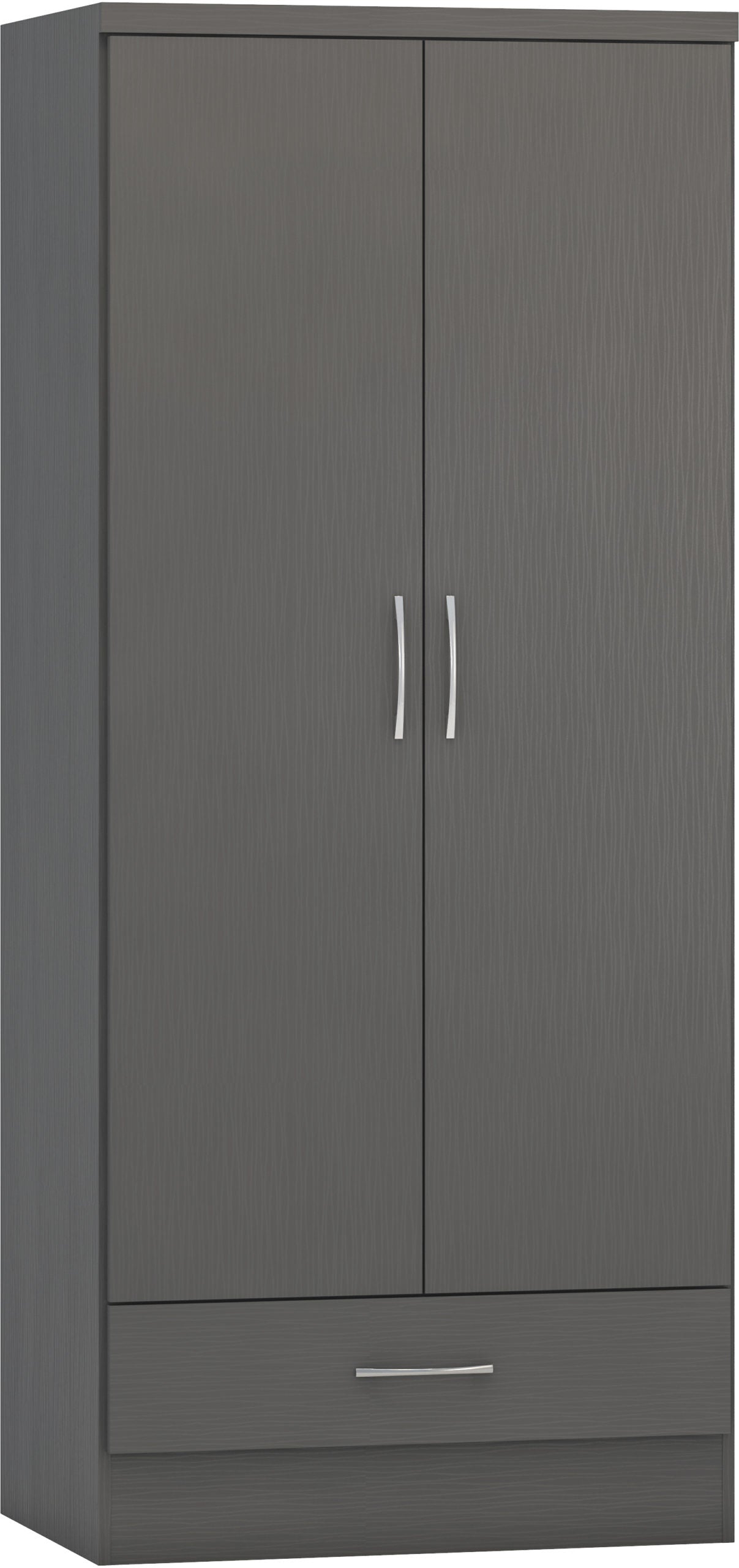 NVD 2 Door 1 Drawer Wardrobe