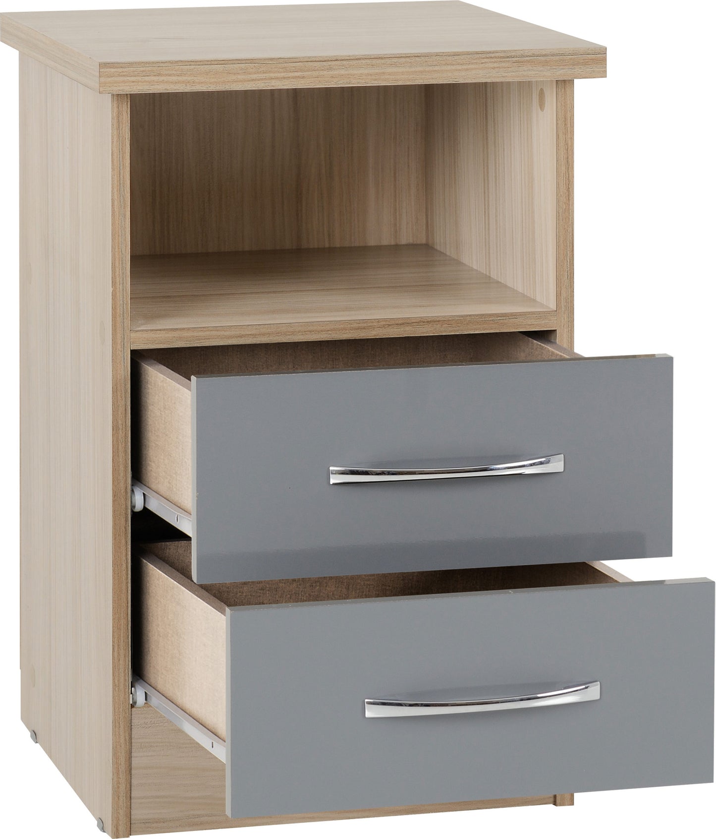 NVD 2 Drawer Bedside