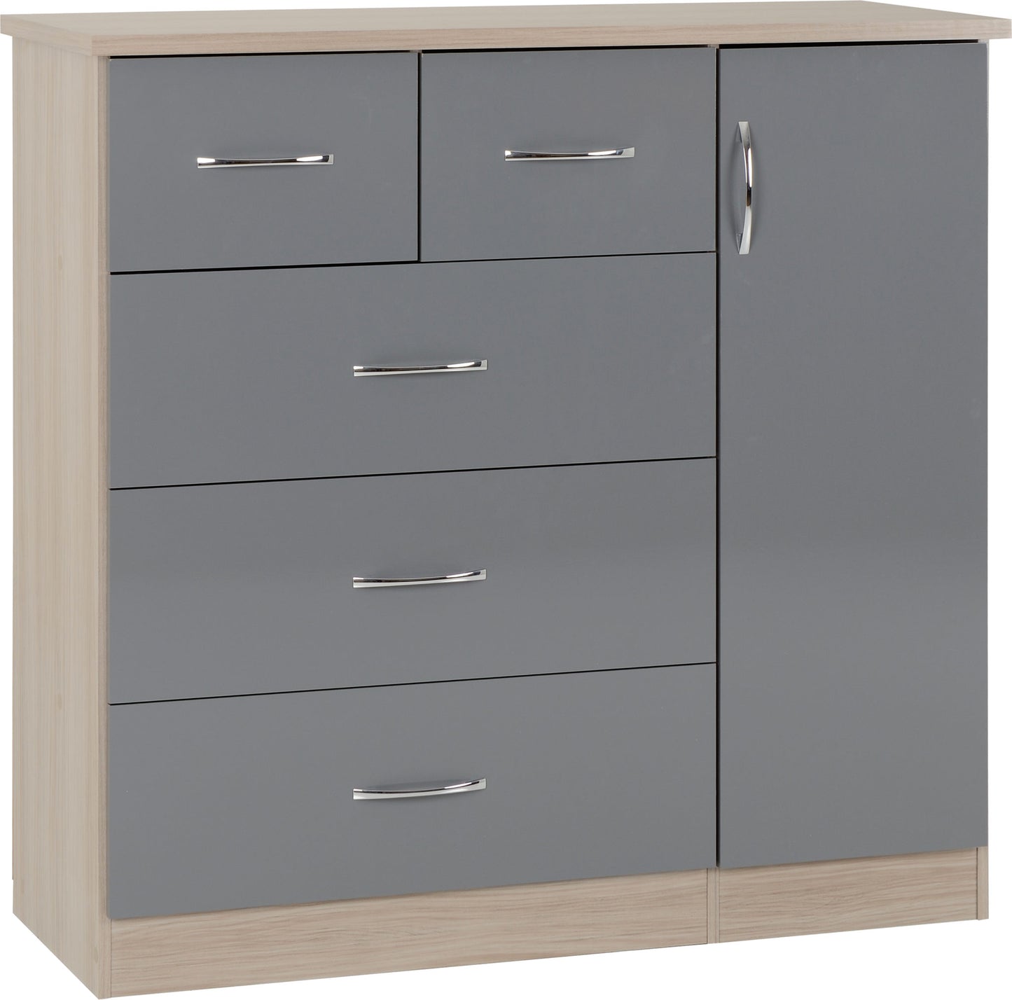 NVD 5 Drawer Low Wardrobe