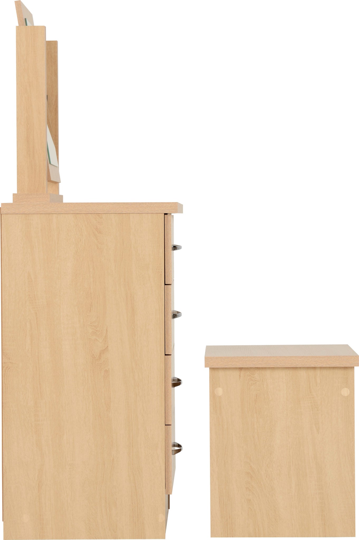NVD 4 Drawer Dressing Table Set