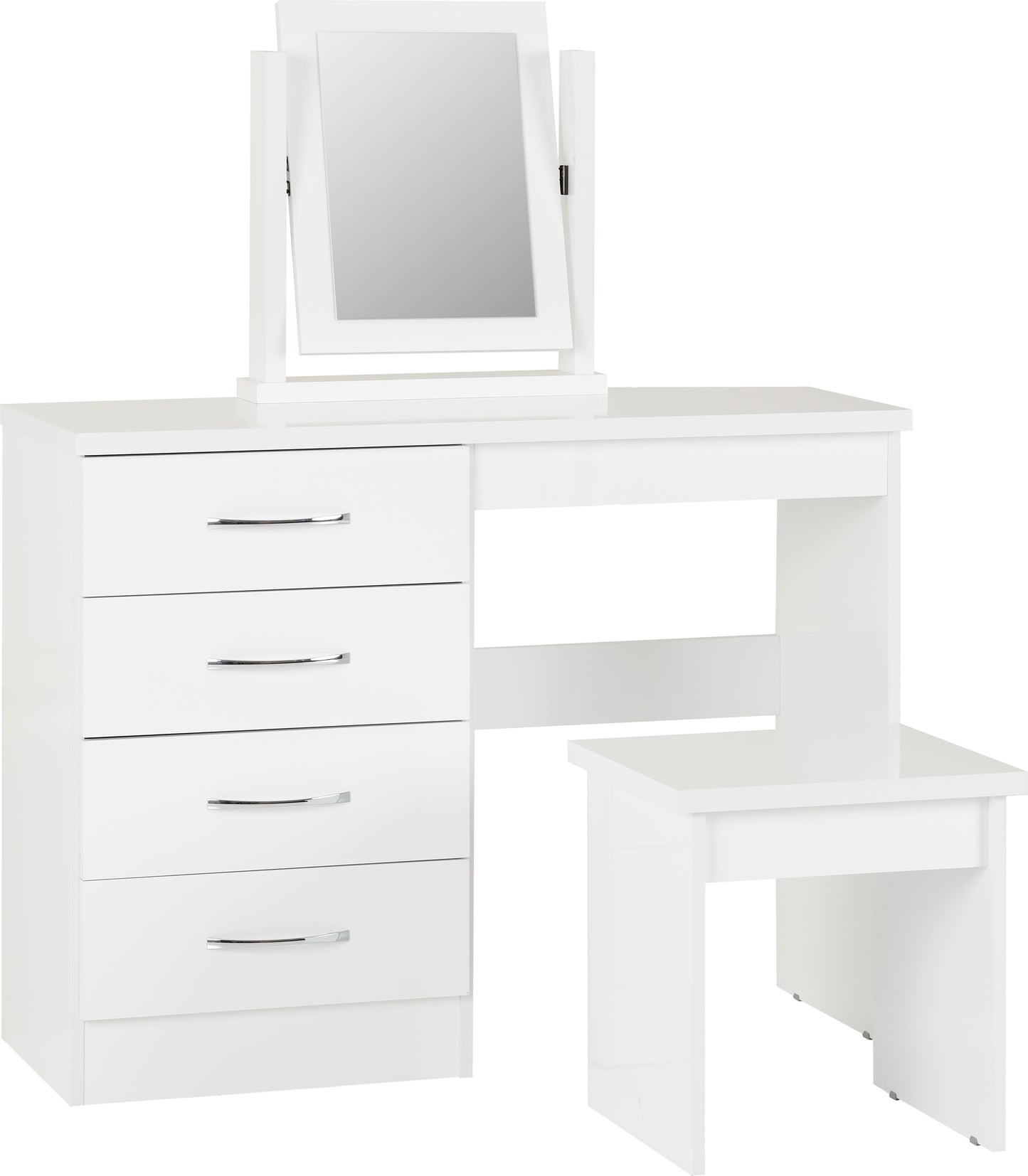 NVD 4 Drawer Dressing Table Set