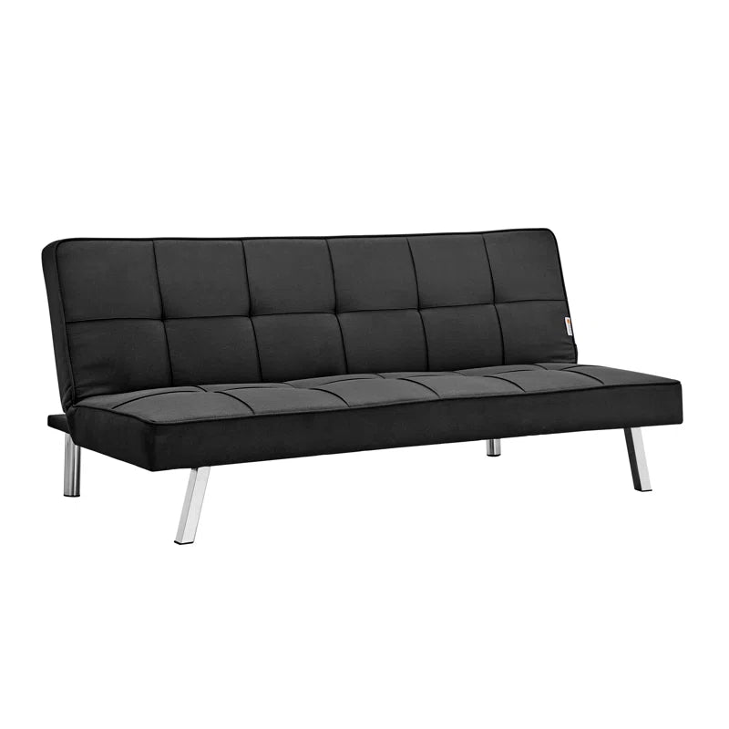 Nathan Black Upholstered Clic Clac Sofa Bed