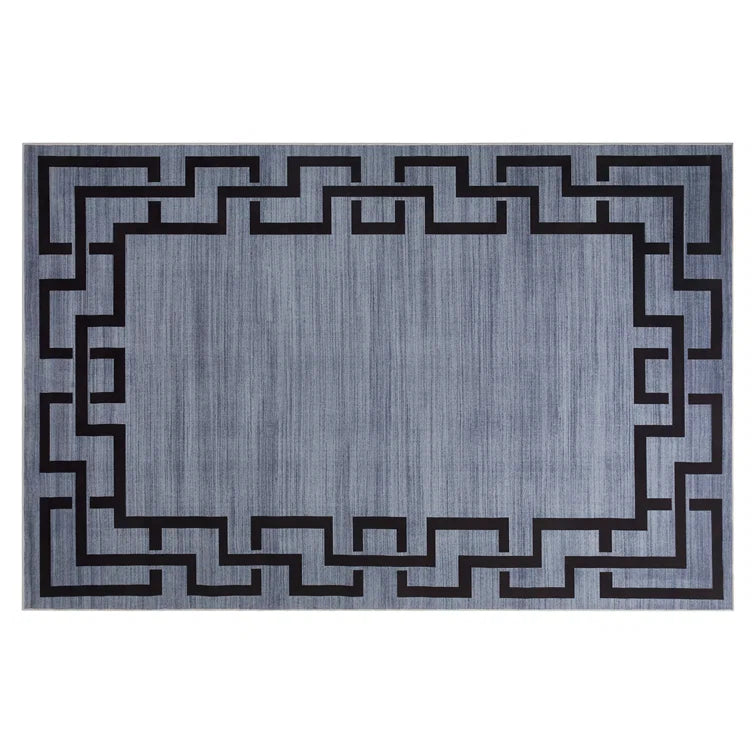 Nick Grey Geometric Rug
