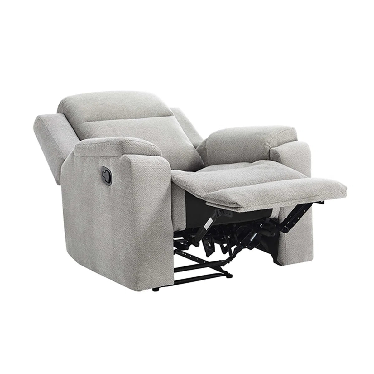 Tilly Grey Chenille Manual Recliner
