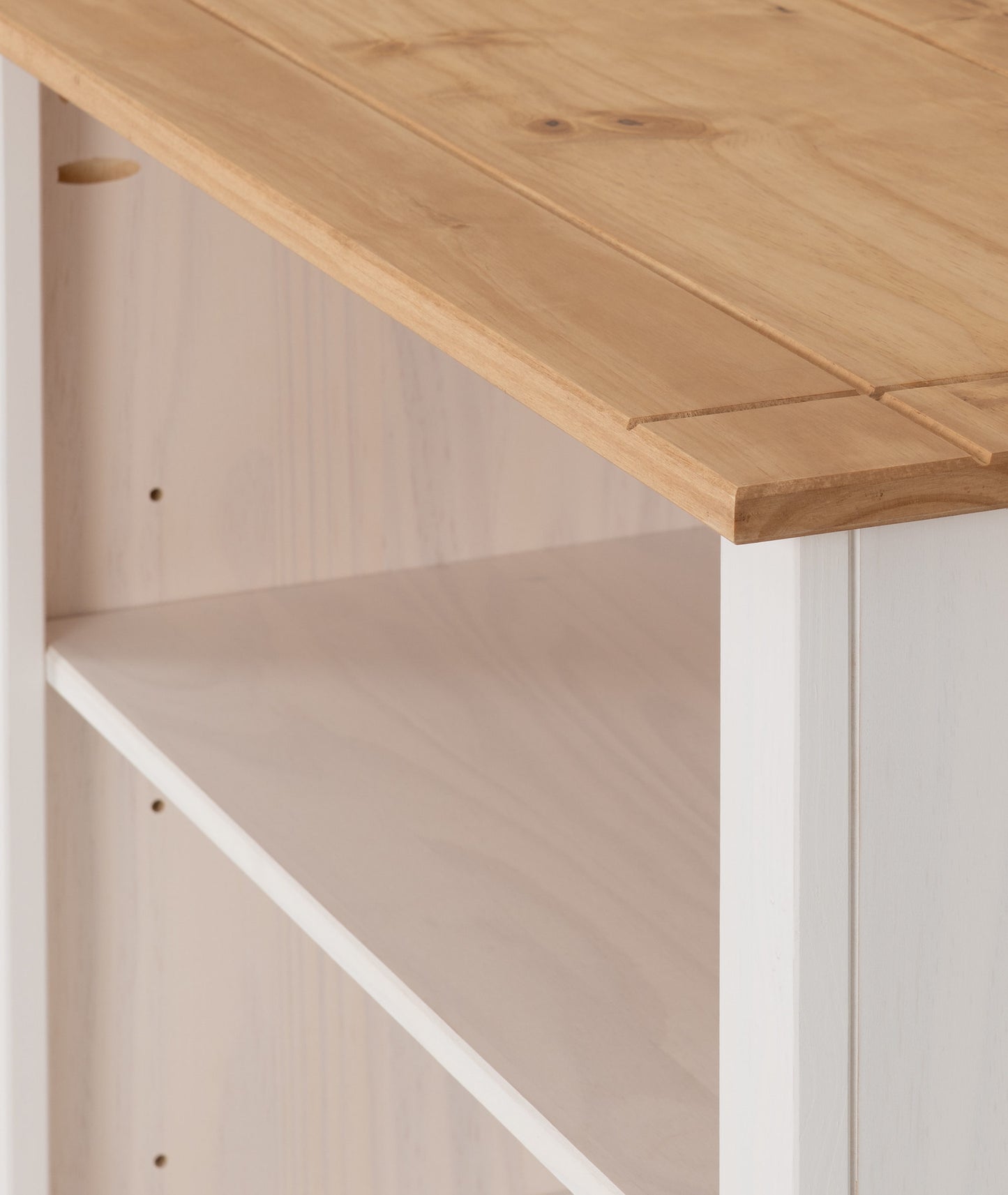 PAN 1 Drawer Pine Bookcase