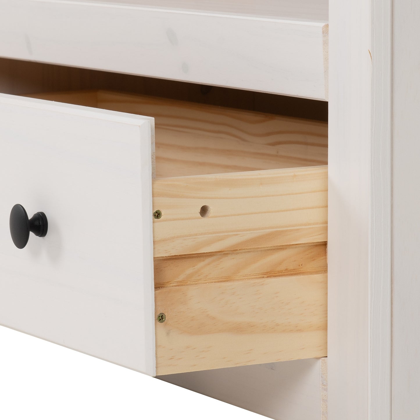 PAN 1 Drawer Pine Bookcase