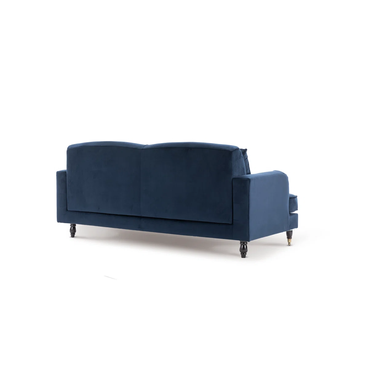 Penman Navy Velvet 3 Seater Sofa