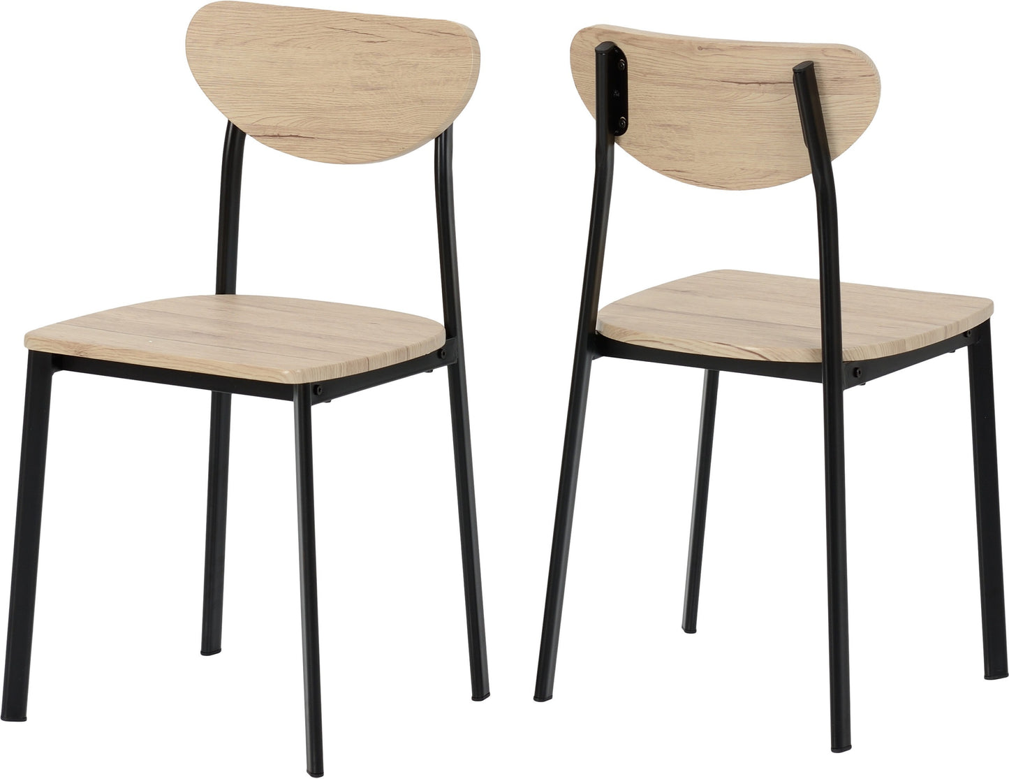 RIL 4 Seater Light Oak Dining Set