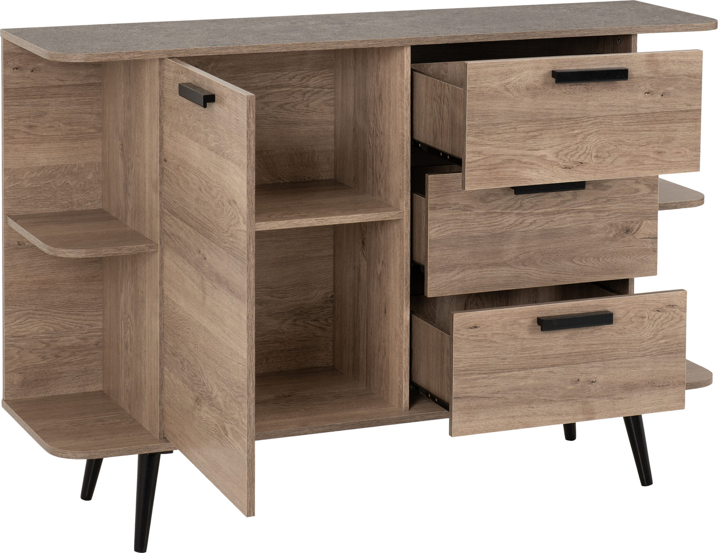 SXT 1 Door 3 Drawer Sideboard