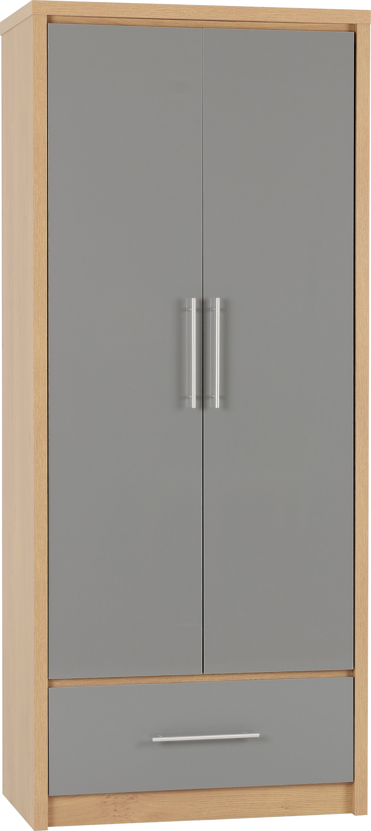 SEV 2 Door 1 Drawer Wardrobe