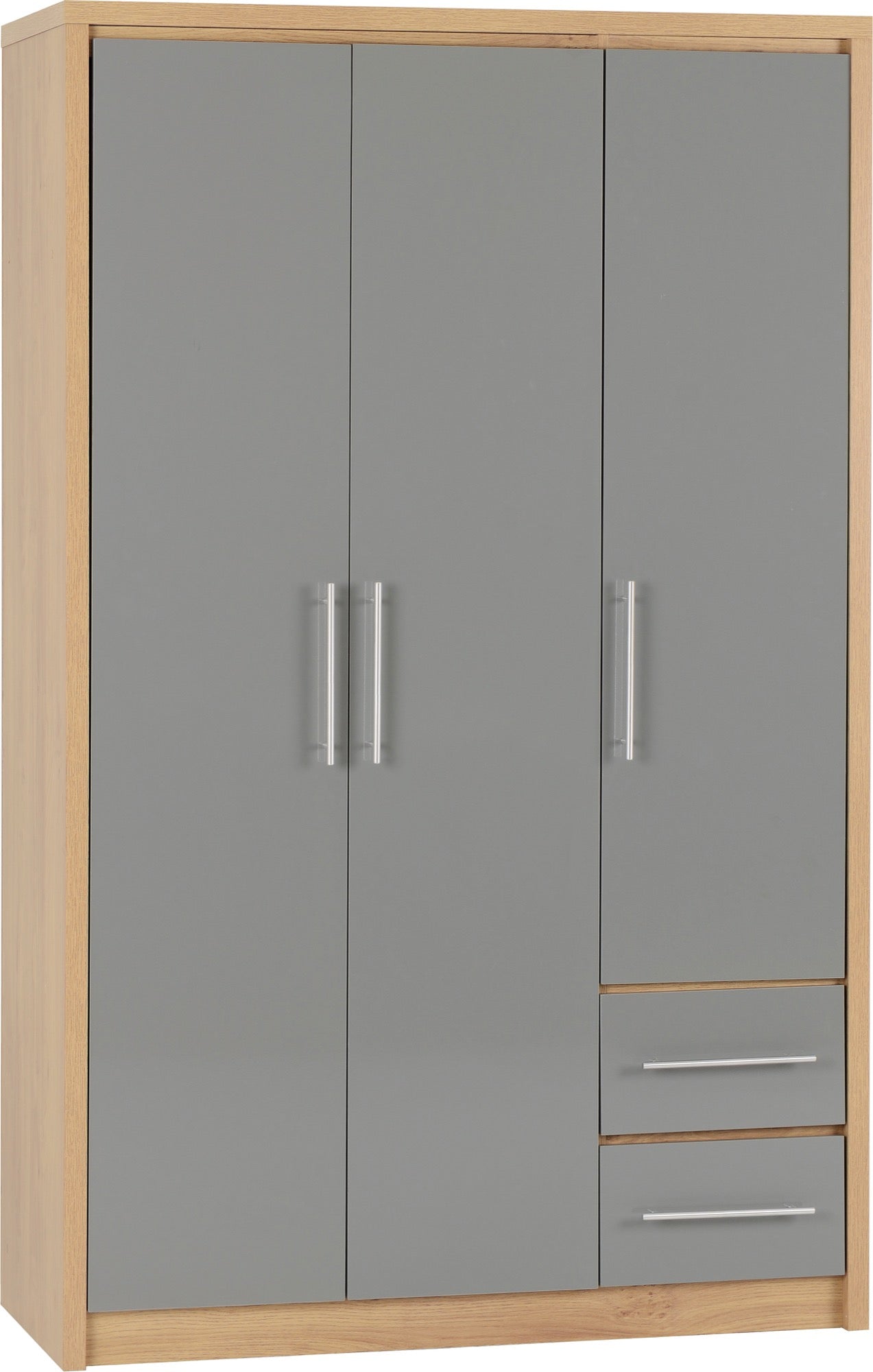 SEV 3 Door 2 Drawer Wardrobe