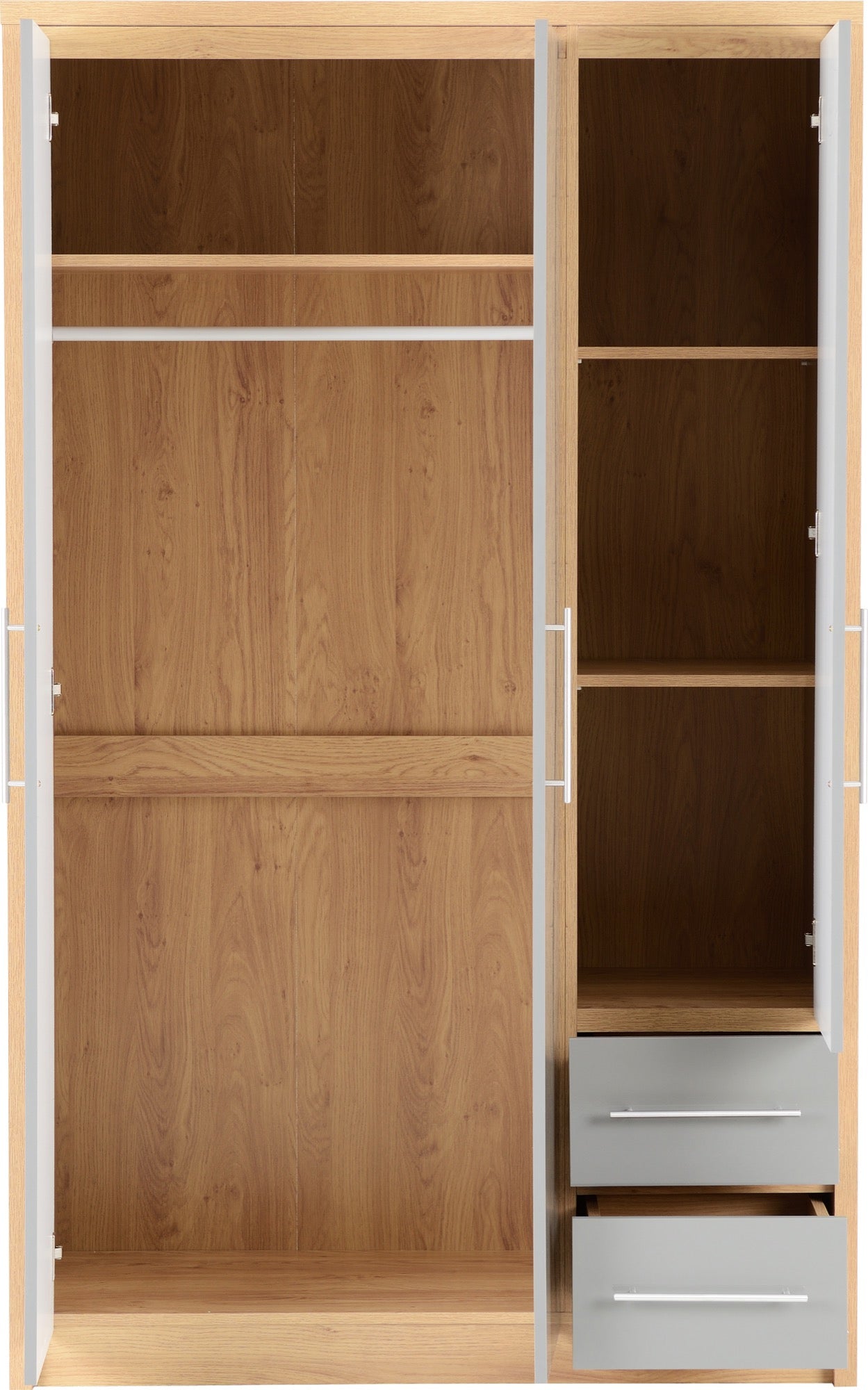 SEV 3 Door 2 Drawer Wardrobe