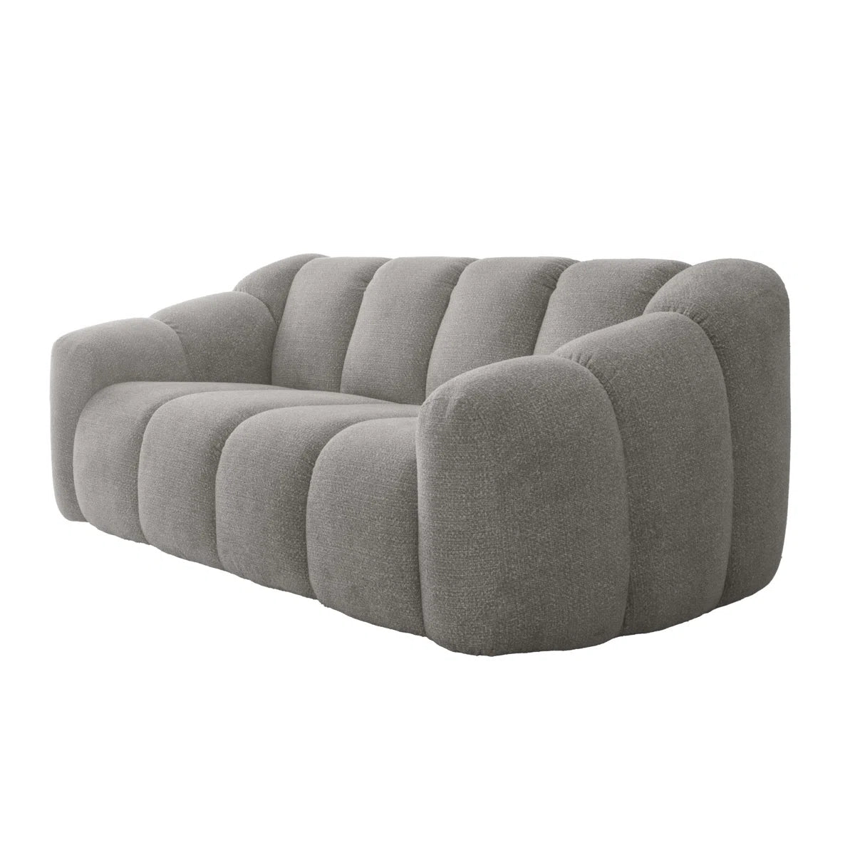 Shelly 2 Seat Grey Upholstered Sofa