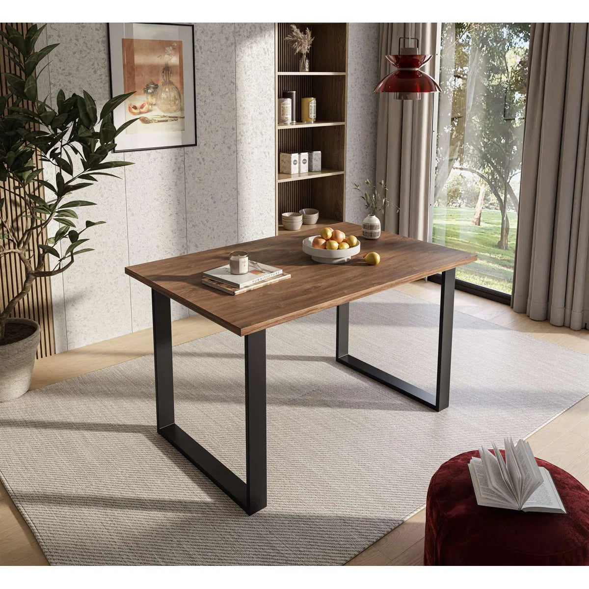Basil 6 Seat Extending Dining Table