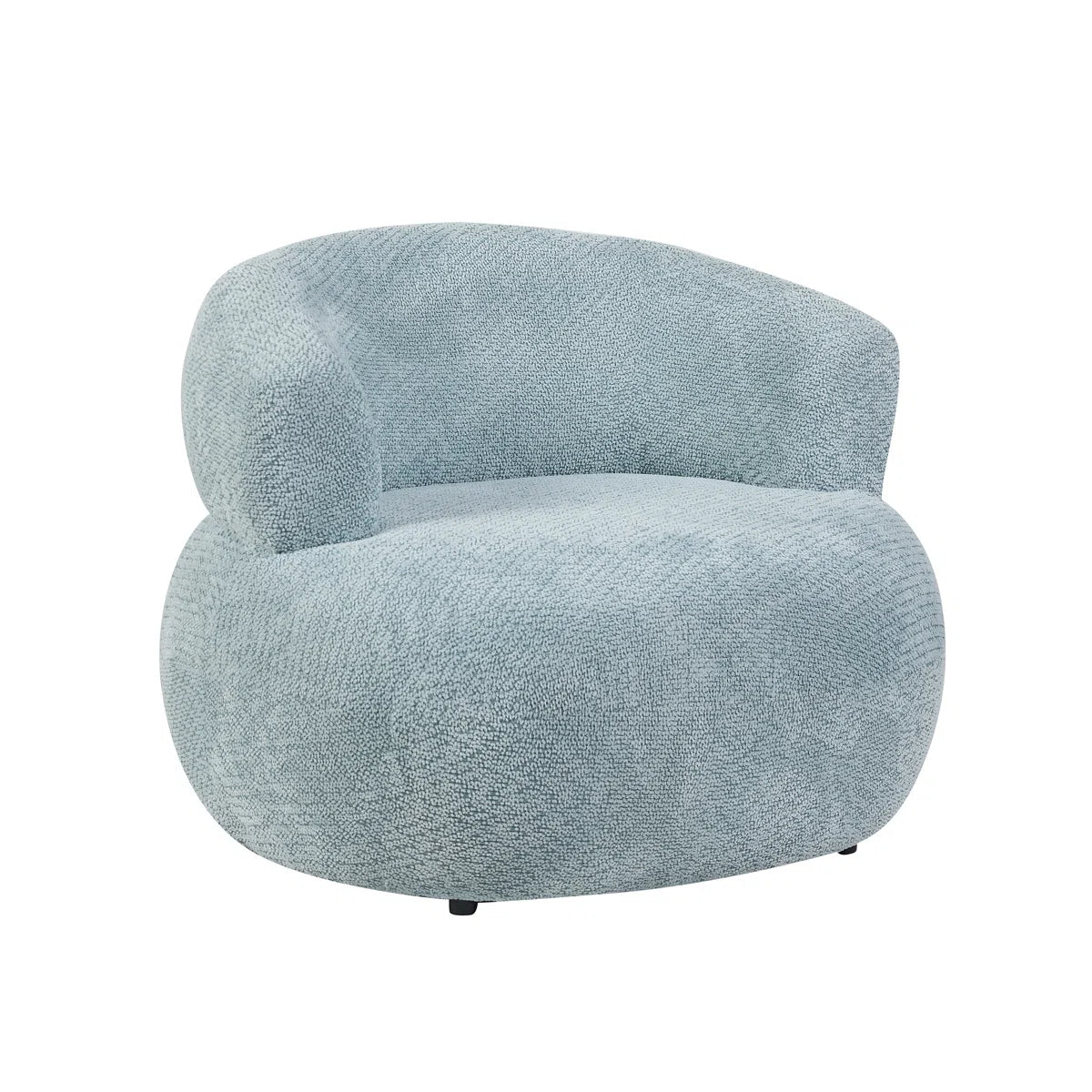 Imogen Light Teal Textured Club Chair