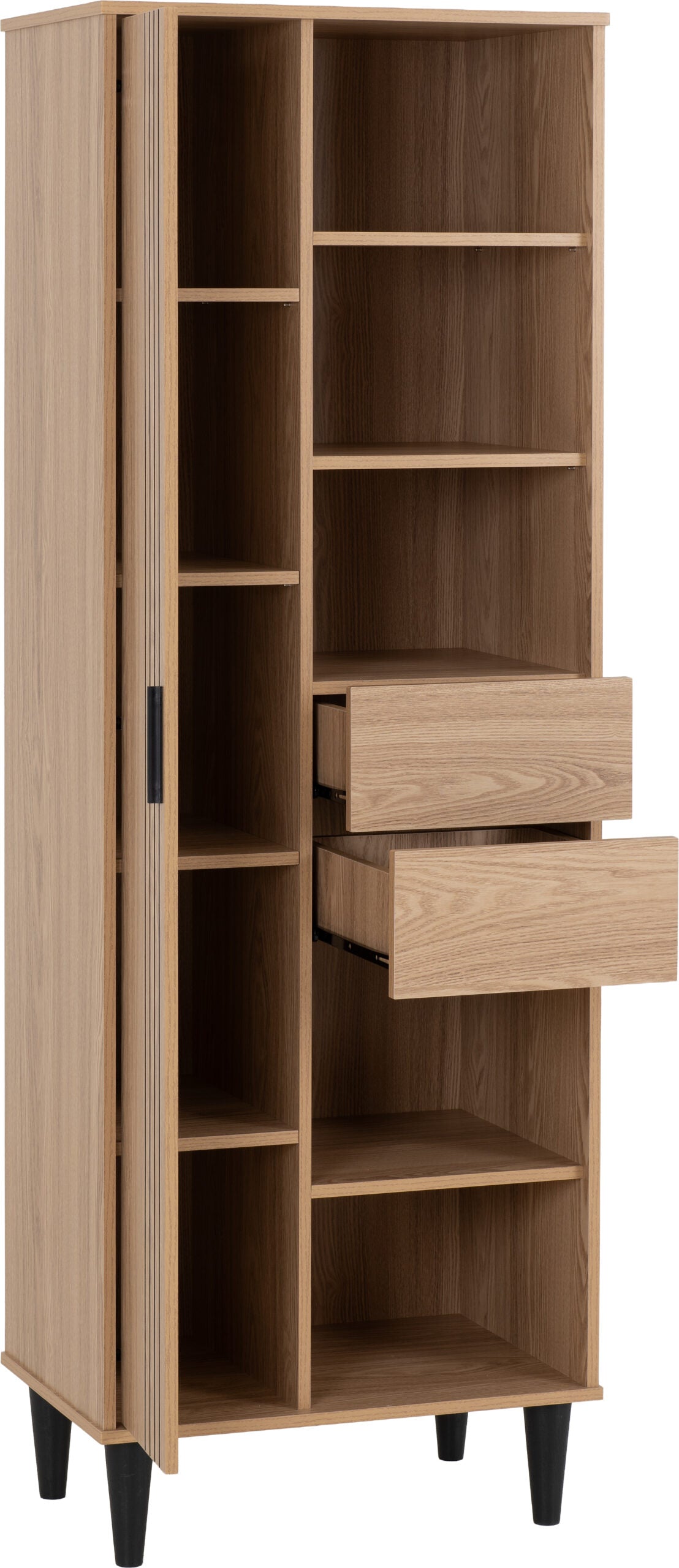 TES 1 Door 2 Drawer Bookcase
