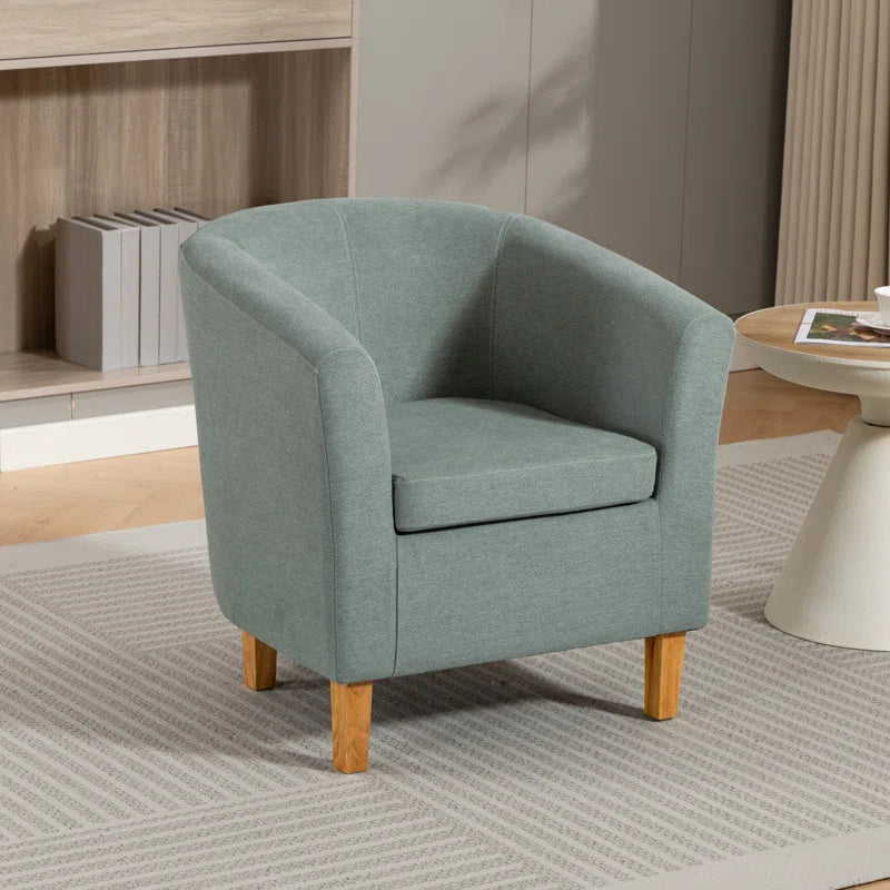 Tamara Duck Egg Upholstered Tub Chair