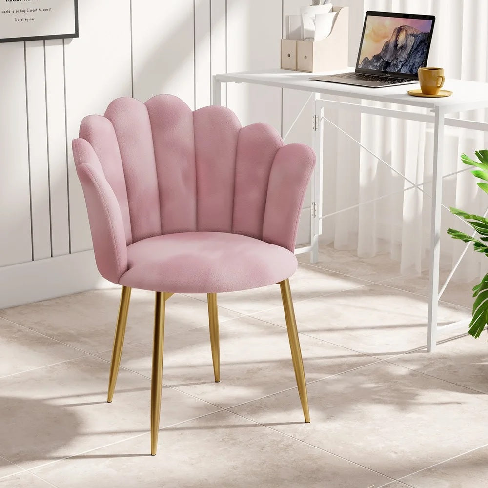 Lisa Pink Velvet Tub Chair