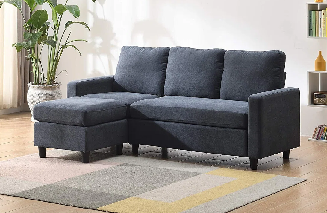William 3 Seater Sofa & Footstool Cushions can be arranged to use as a Chaise
